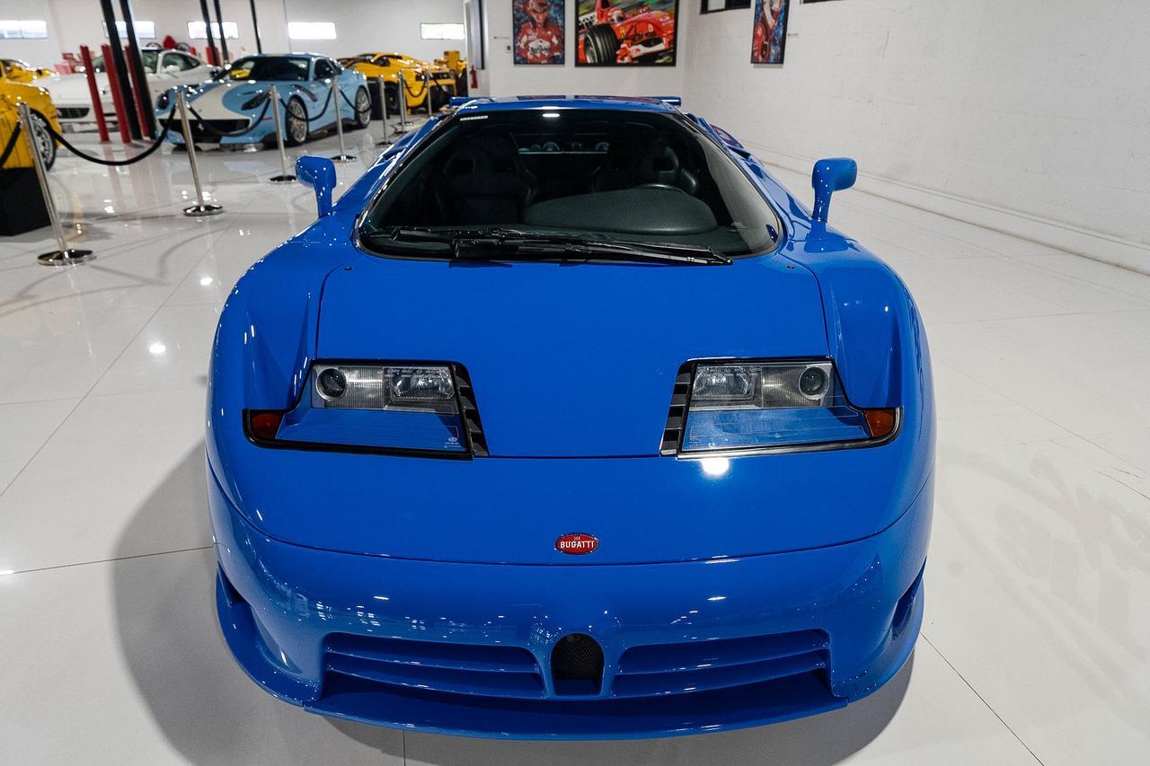 1995 Bugatti EB110 Super Sport French Racing Blue paint, Grigio Chiaro interior, signed by former Bugatti CEO Romano Artioli Fort Lauderdale FL