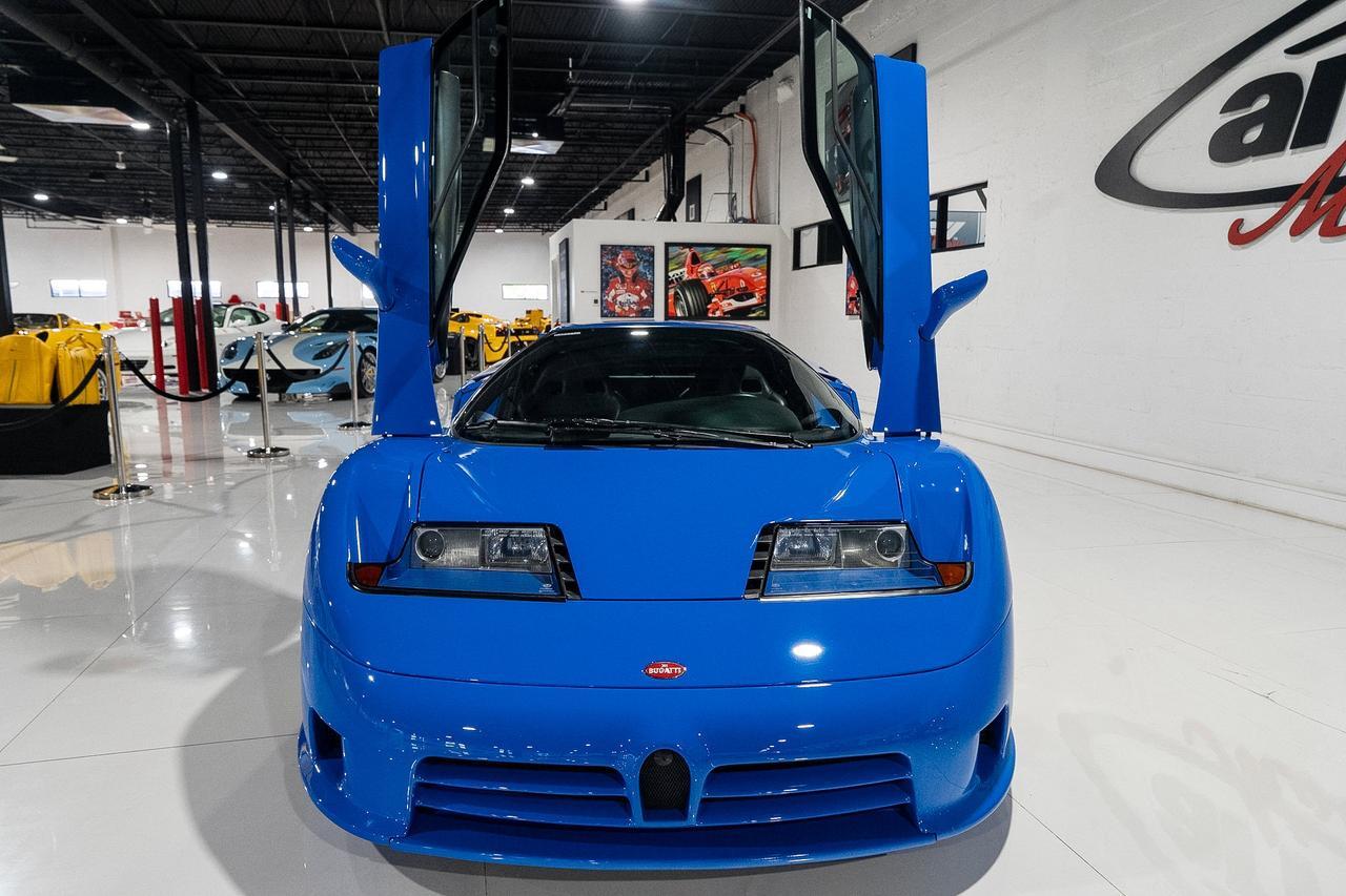 1995 Bugatti EB110 Super Sport French Racing Blue paint, Grigio Chiaro interior, signed by former Bugatti CEO Romano Artioli Fort Lauderdale FL