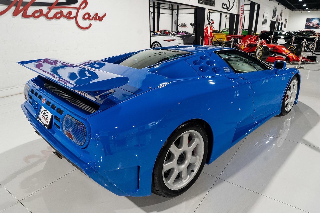 1995 Bugatti EB110 Super Sport French Racing Blue paint, Grigio Chiaro interior, signed by former Bugatti CEO Romano Artioli Fort Lauderdale FL