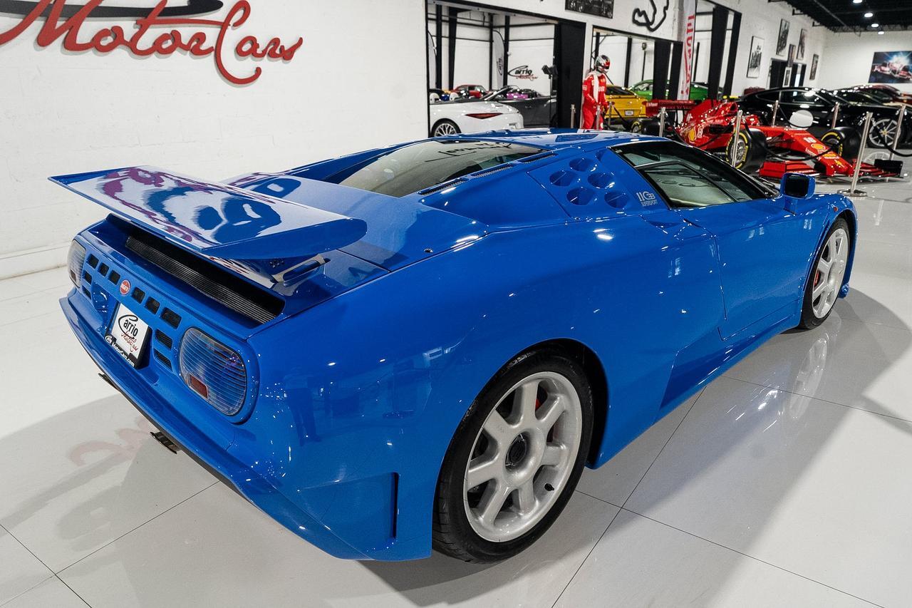 1995 Bugatti EB110 Super Sport French Racing Blue paint, Grigio Chiaro interior, signed by former Bugatti CEO Romano Artioli Fort Lauderdale FL