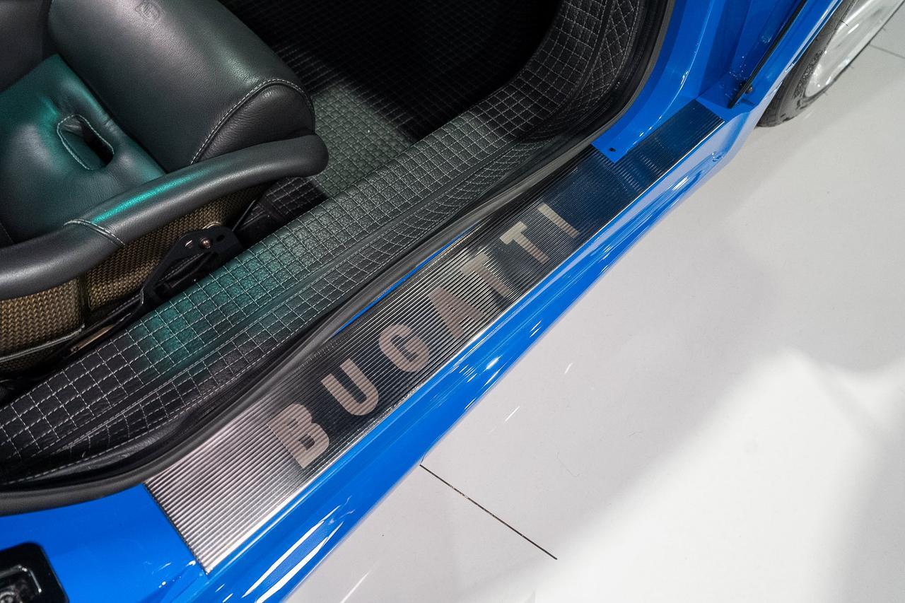 1995 Bugatti EB110 Super Sport French Racing Blue paint, Grigio Chiaro interior, signed by former Bugatti CEO Romano Artioli Fort Lauderdale FL