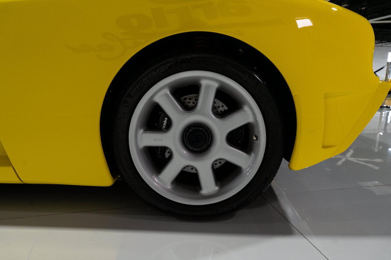 1995 Bugatti EB110 Super Sport Giallo Bugatti paint, Poltrona Frau red leather interior, Nakamichi hi-fi audio system AND MORE!! Fort Lauderdale FL