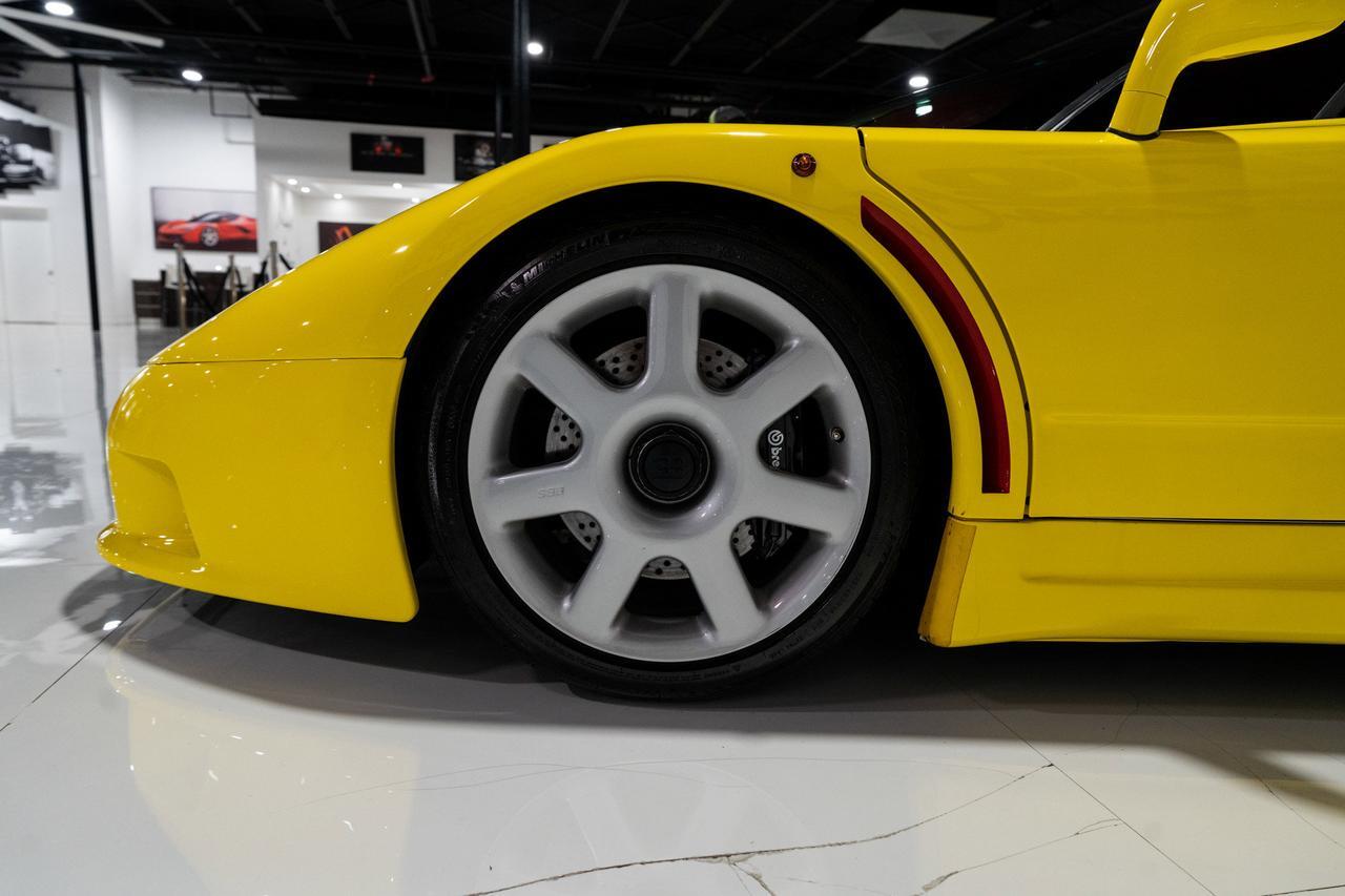 1995 Bugatti EB110 Super Sport Giallo Bugatti paint, Poltrona Frau red leather interior, Nakamichi hi-fi audio system AND MORE!! Fort Lauderdale FL