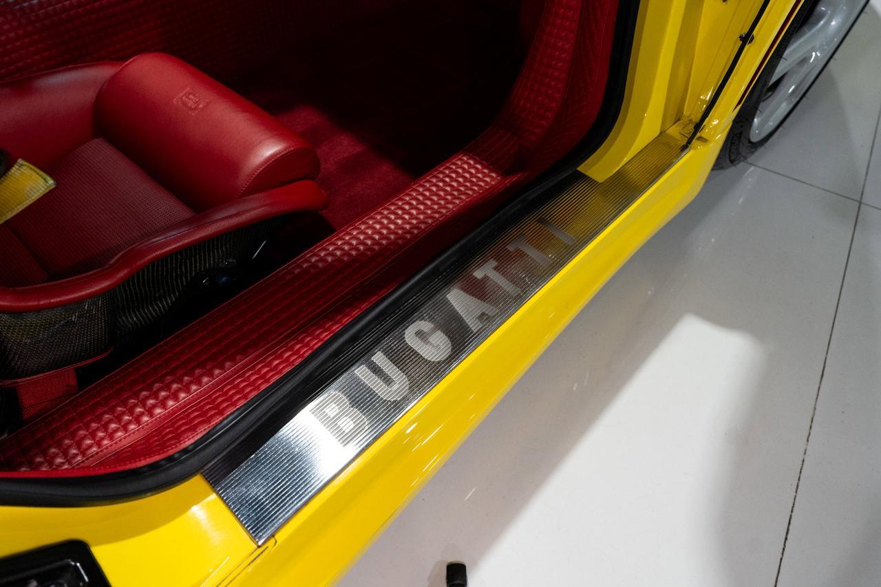 1995 Bugatti EB110 Super Sport Giallo Bugatti paint, Poltrona Frau red leather interior, Nakamichi hi-fi audio system AND MORE!! Fort Lauderdale FL