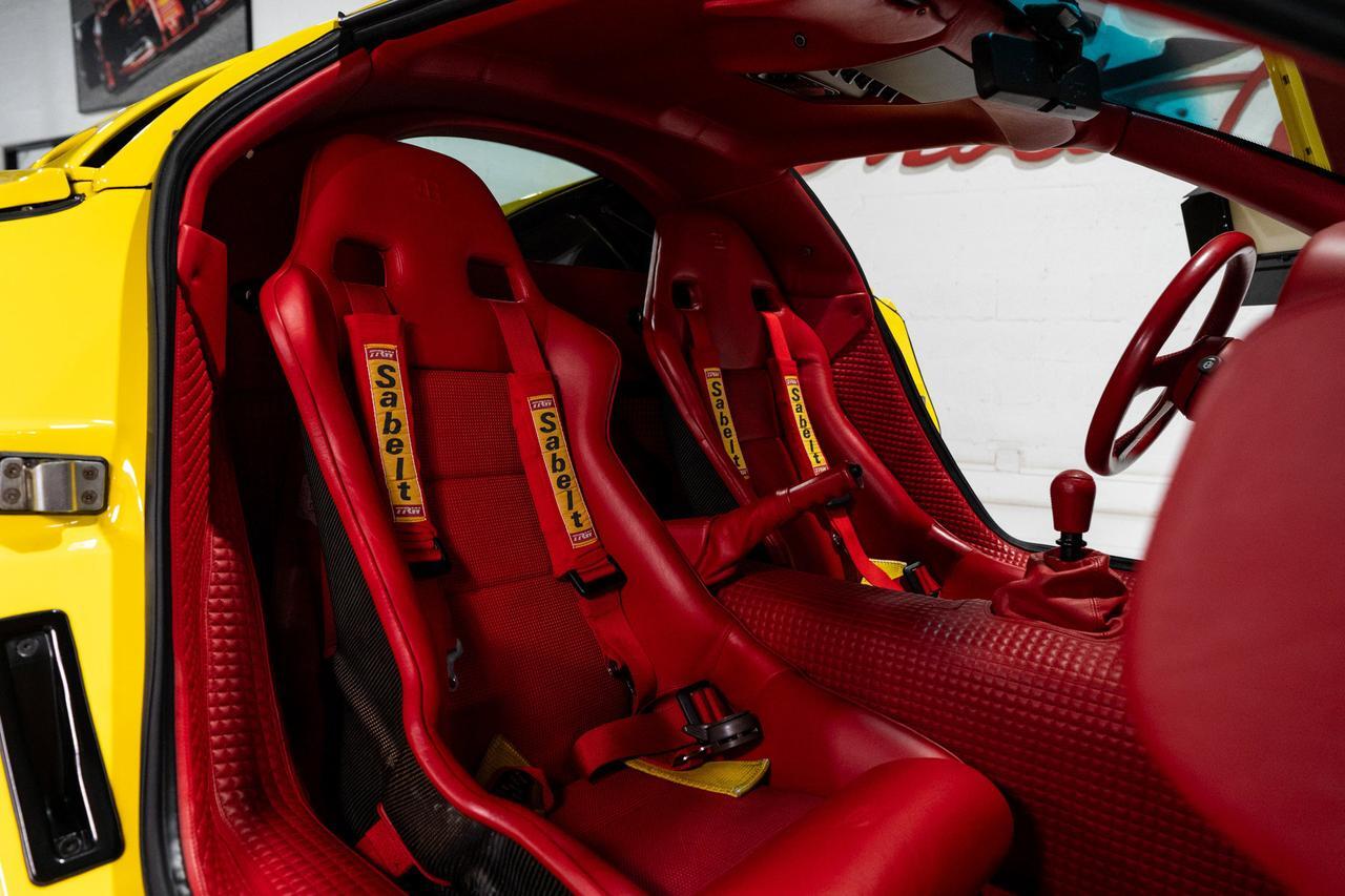 1995 Bugatti EB110 Super Sport Giallo Bugatti paint, Poltrona Frau red leather interior, Nakamichi hi-fi audio system AND MORE!! Fort Lauderdale FL