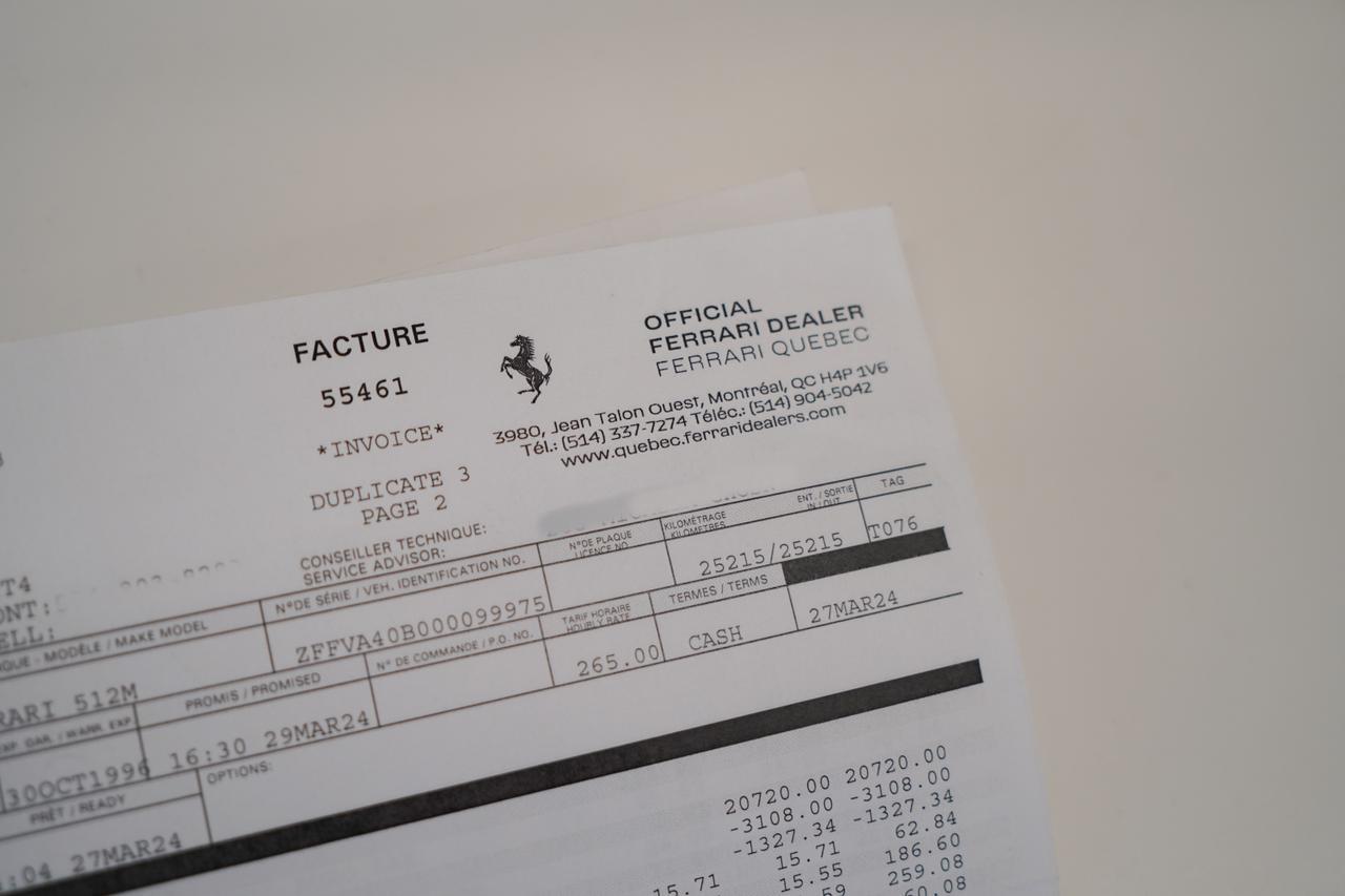 1995 Ferrari 512M Tampa FL