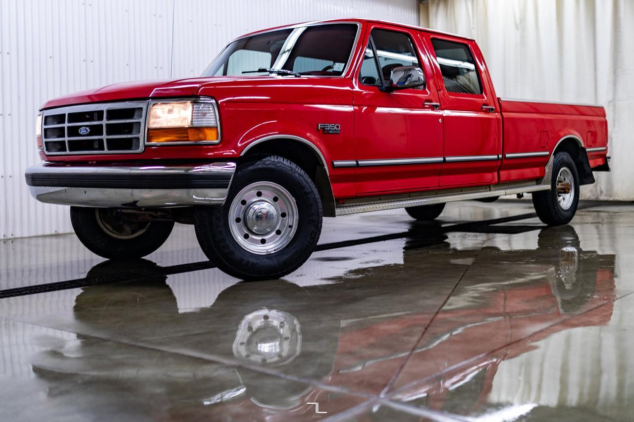 1995 Ford F-350 4x2 Crew Cab XLT Longbox Red Deer AB