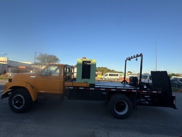 1995 Ford F800 14' Stakebody w Sullair & Pressure Washer Henrico VA