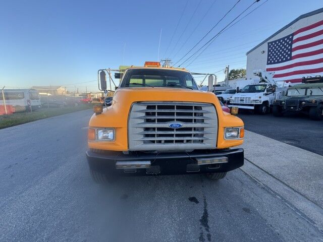 1995 Ford F800 14' Stakebody w Sullair & Pressure Washer Henrico VA