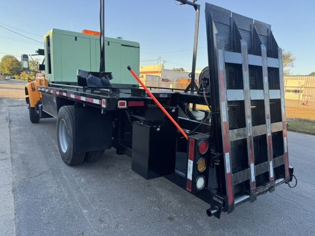 1995 Ford F800 14' Stakebody w Sullair & Pressure Washer