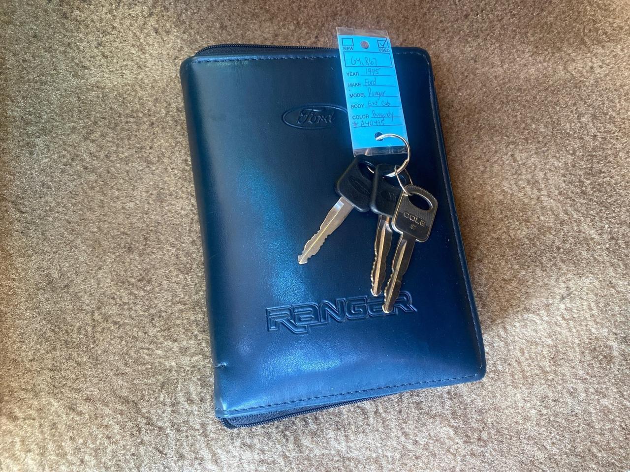 1995 Ford Ranger XLT EXTENDED CAB LOW MILES 64,867 Pompano Beach FL