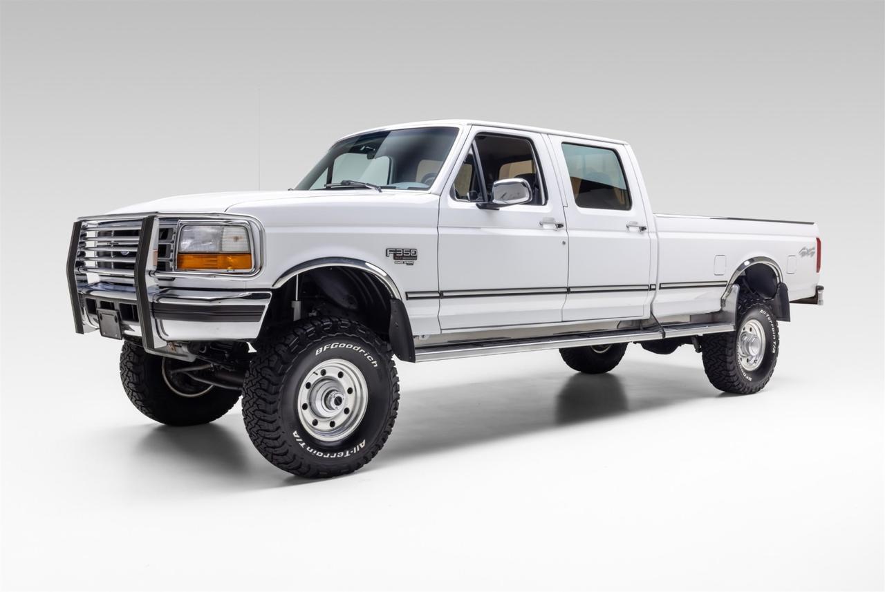 1996 Ford F-350 XLT Crew Cab 4X4 7.3 Diesel Lifted Loaded