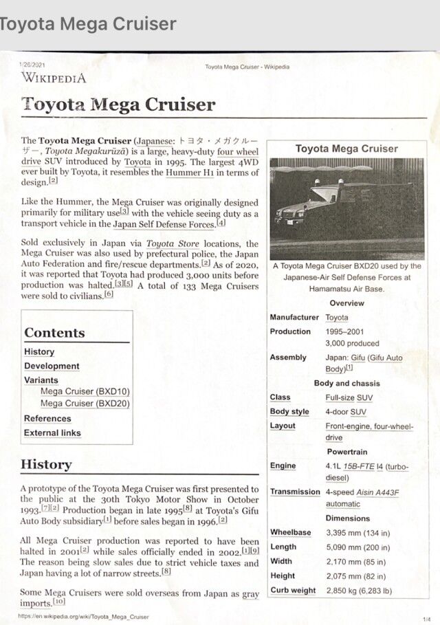 1996 Toyota Megacruiser Turbo Diesel Henrico VA
