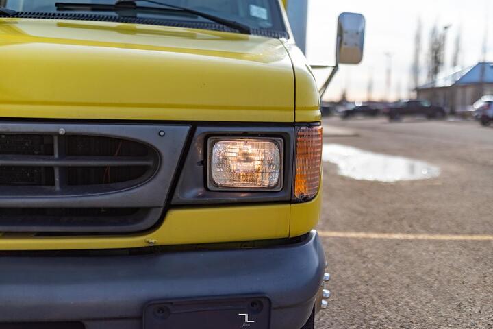 1997 Ford E-450 Cube Van Powerstroke Diesel Red Deer AB