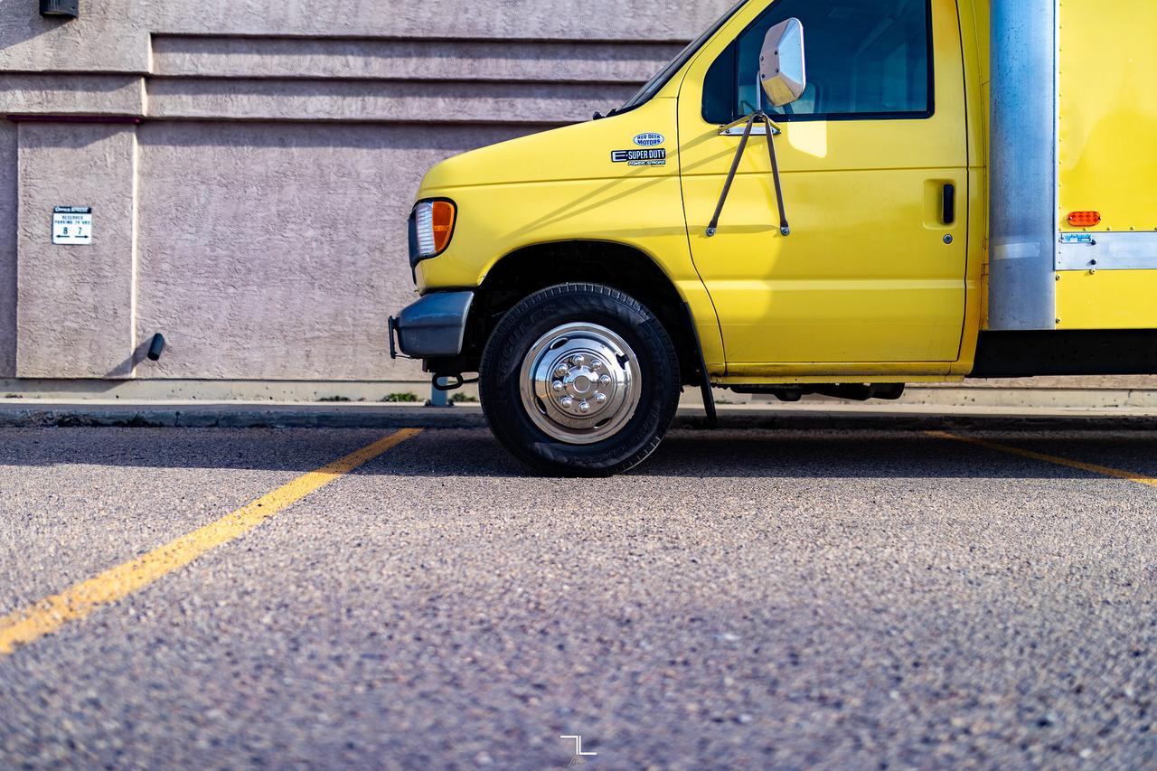 1997 Ford E-450 Cube Van Powerstroke Diesel Red Deer AB