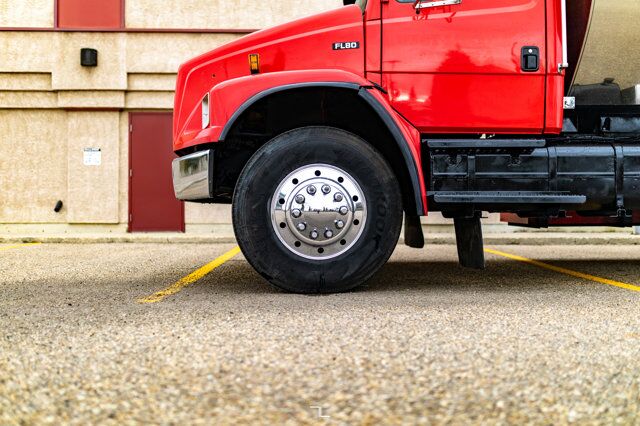 1997 Freightliner FL80 Water Tank Truck Diesel Red Deer AB