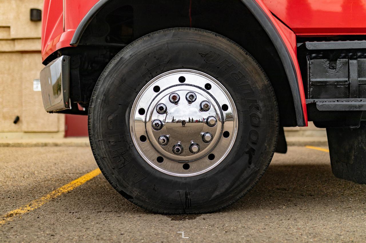 1997 Freightliner FL80 Water Tank Truck Diesel Red Deer AB