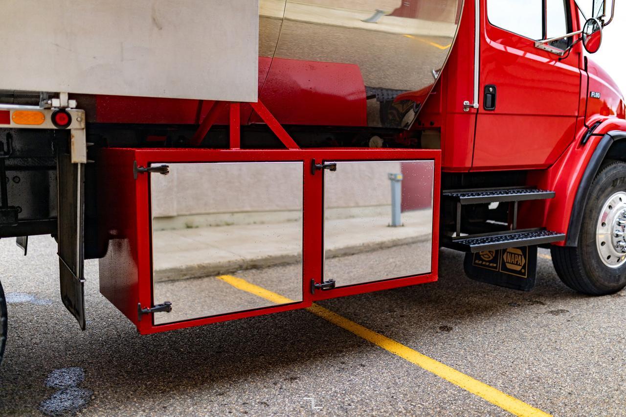 1997 Freightliner FL80 Water Tank Truck Diesel Red Deer AB