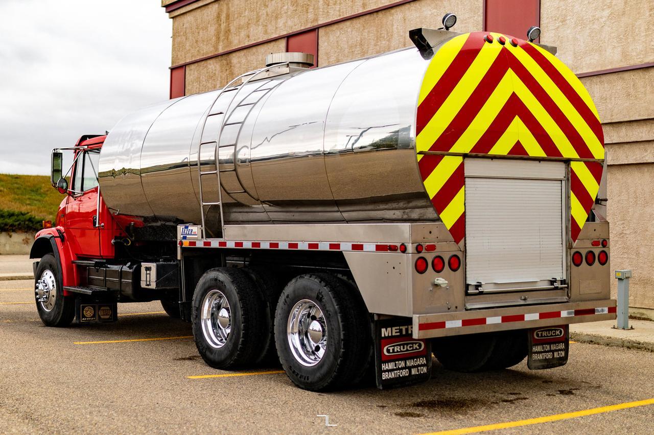 1997 Freightliner FL80 Water Tank Truck Diesel Red Deer AB