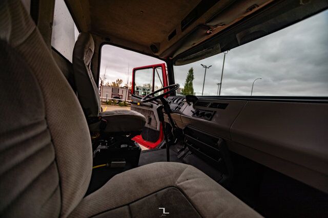 1997 Freightliner FL80 Water Tank Truck Diesel Red Deer AB