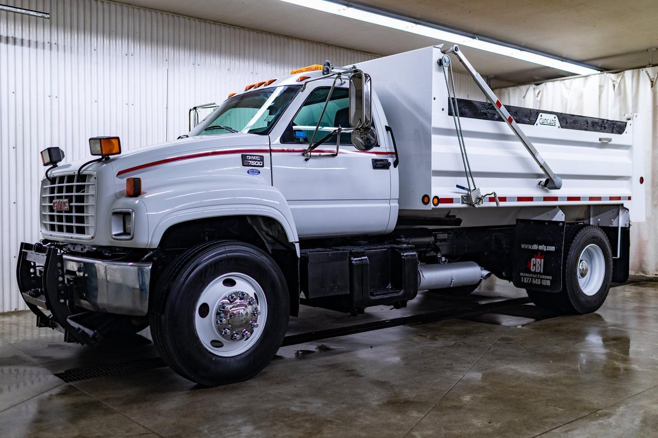 1997 GMC C7500 Daycab Dump/Plow Truck Diesel Manual Red Deer AB