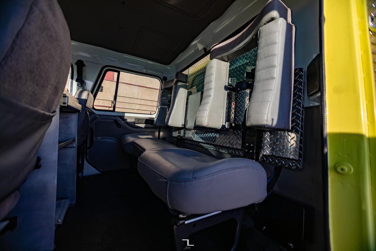 1997 International 4700 Crew Cab Fire Rescue Diesel Red Deer AB