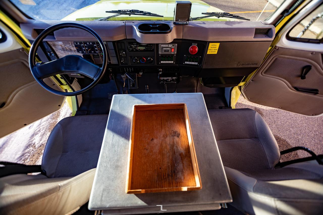 1997 International 4700 Crew Cab Fire Rescue Diesel Red Deer AB