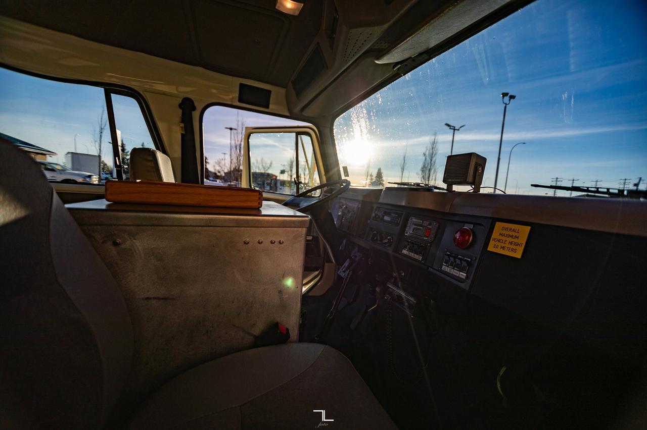 1997 International 4700 Crew Cab Fire Rescue Diesel Red Deer AB