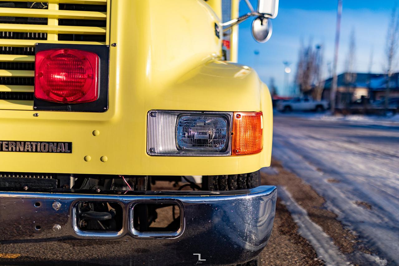 1997 International 4700 Crew Cab Fire Rescue Diesel Red Deer AB