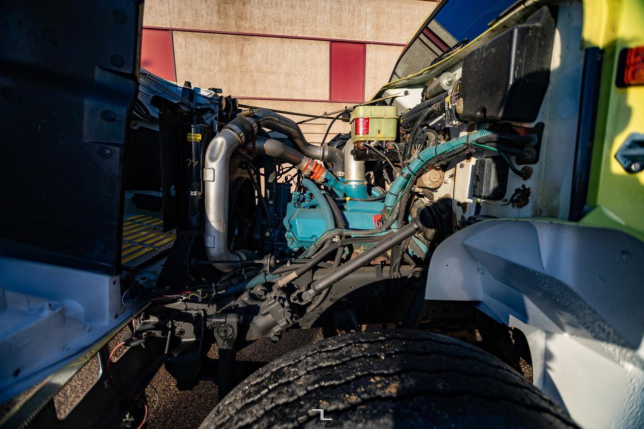 1997 International 4700 Crew Cab Fire Rescue Diesel Red Deer AB