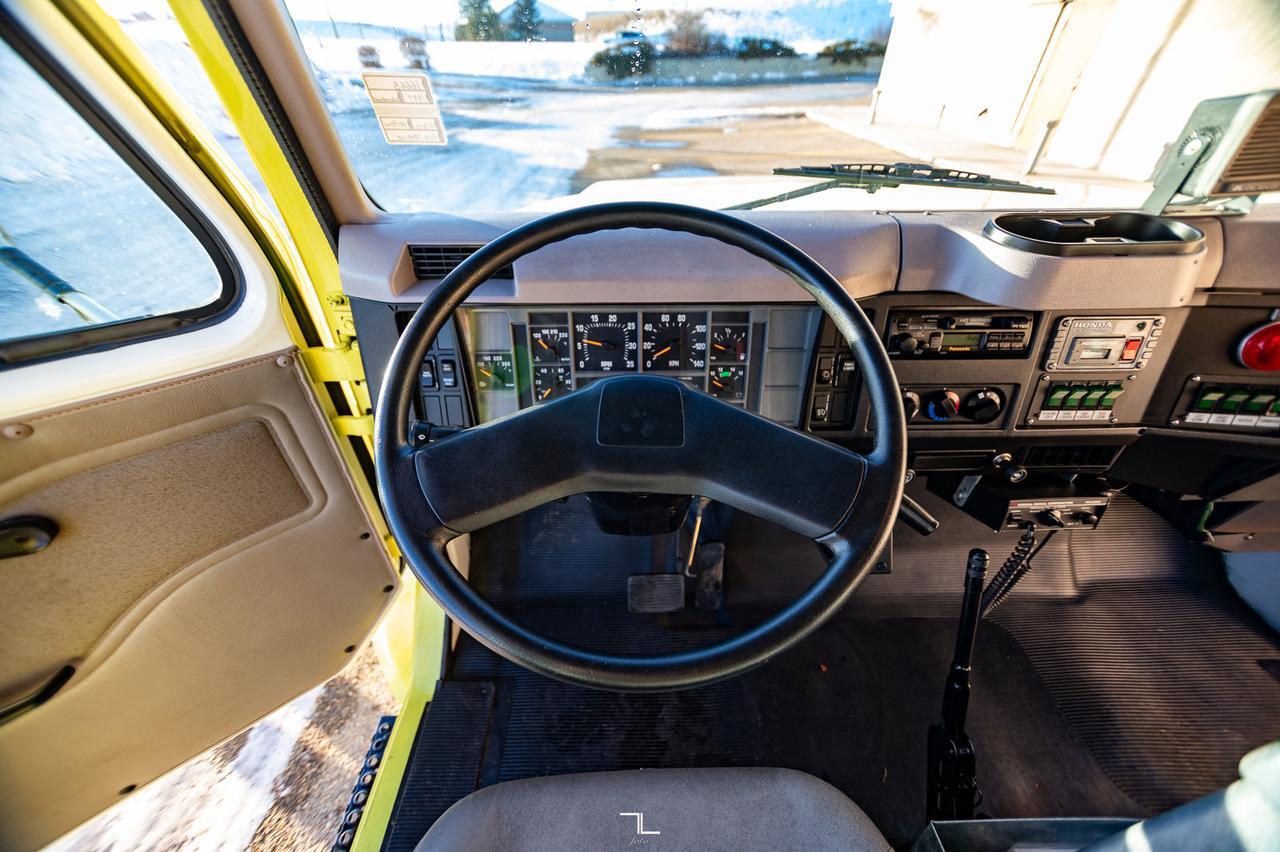 1997 International 4700 Crew Cab Fire Rescue Diesel Red Deer AB
