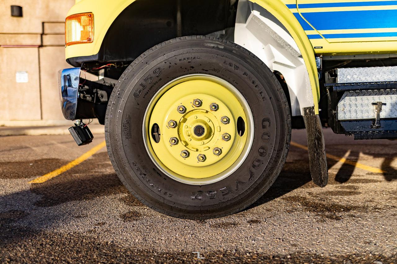 1997 International 4700 Crew Cab Fire Rescue Diesel Red Deer AB