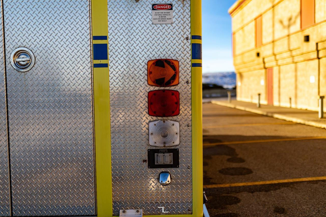 1997 International 4700 Crew Cab Fire Rescue Diesel Red Deer AB