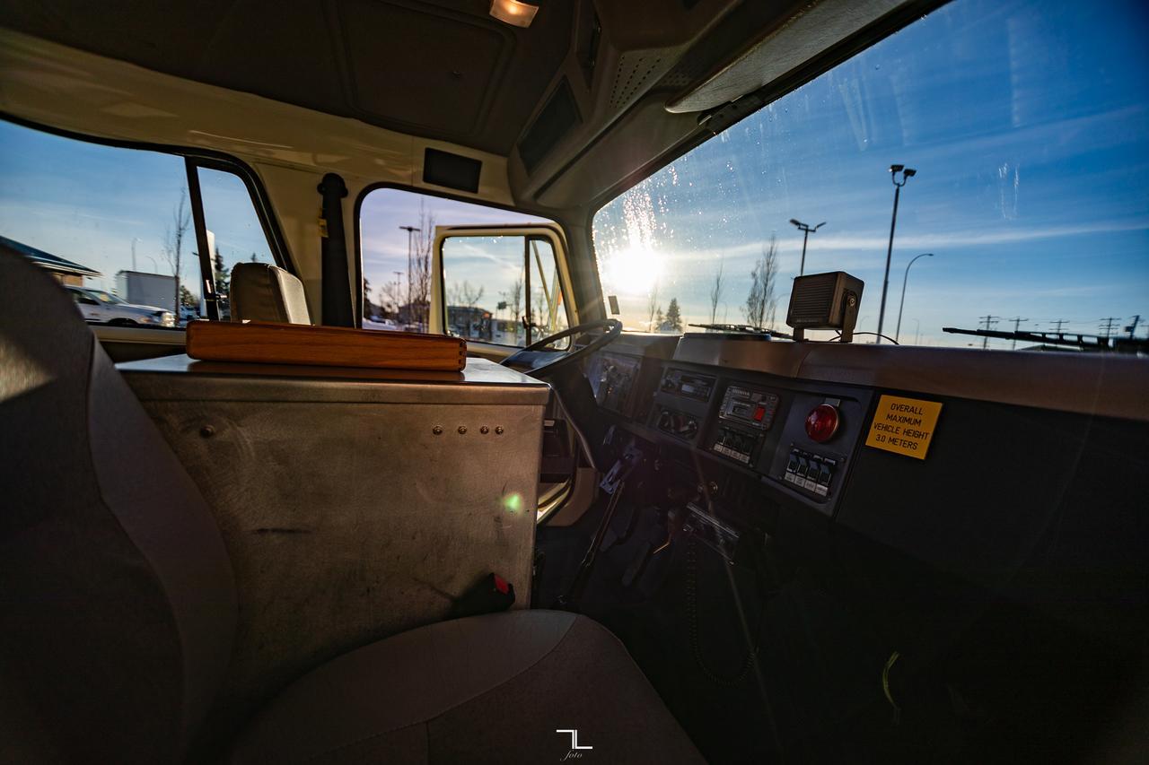1997 International 4700 Crew Cab Fire Rescue Diesel Red Deer AB