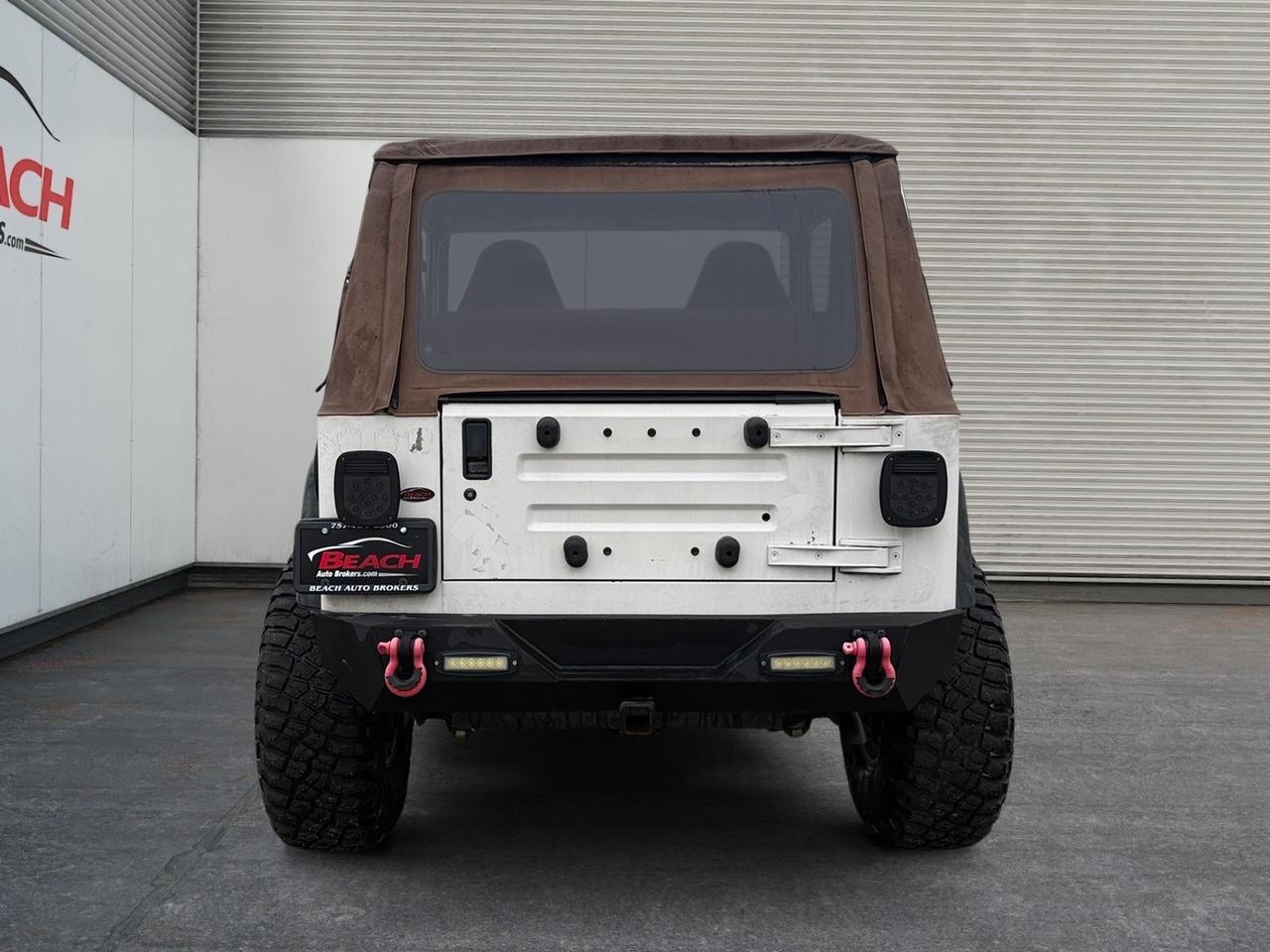 1997 Jeep Wrangler Sport, RED TOW HOOKS, BRUSH GUARD, LIGHT BAR, TOW PACKAGE, FENDER FLARES, LIFTED, 4X4, SOFT TOP, LOW MILES, THIS JEEP IS READY FOR ITS NEXT ADVENTURE, MAKE ITS YOURS TODAY! Norfolk VA