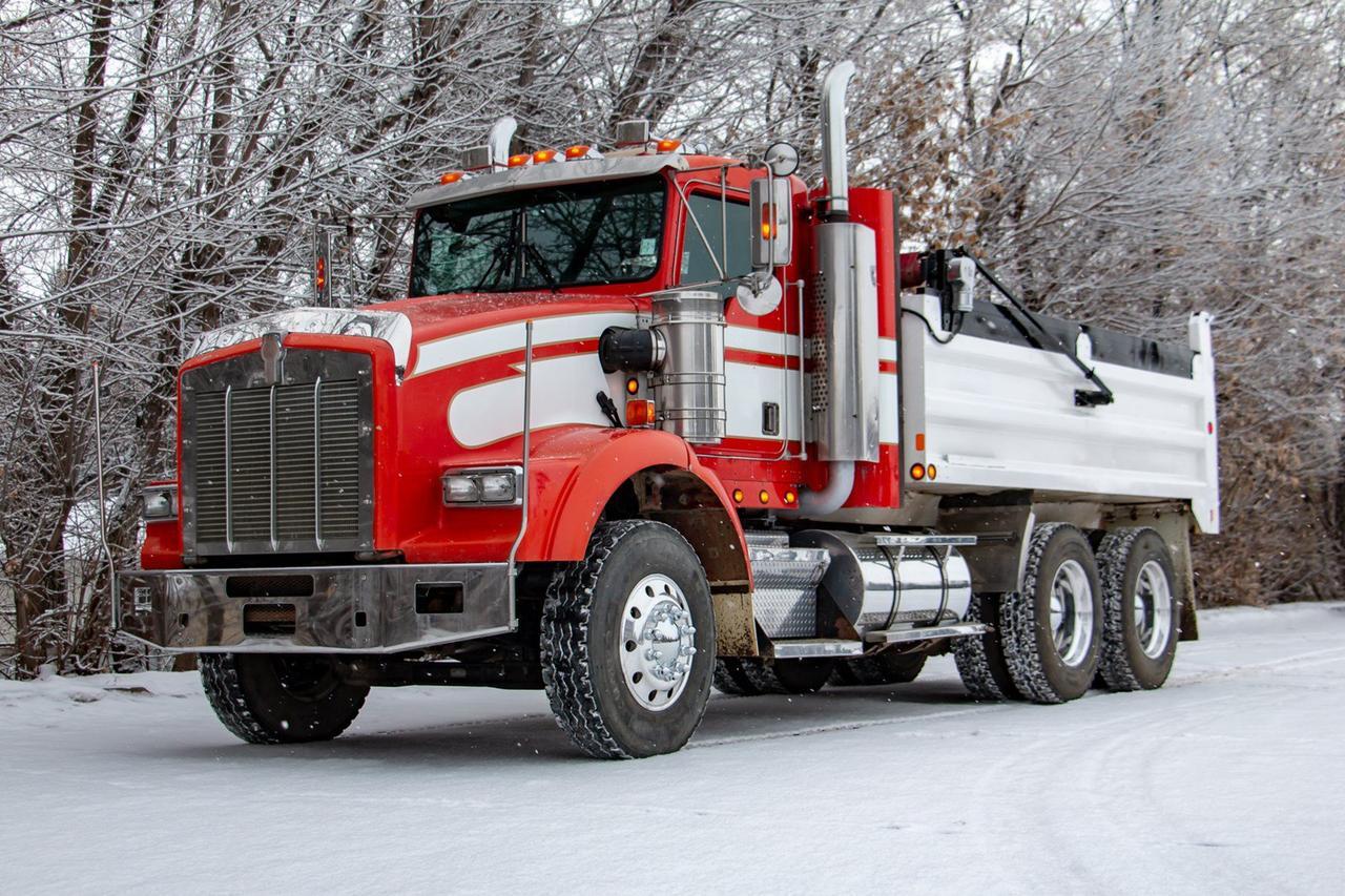 1997 Kenworth T-800 T/A Dump Truck CAT Diesel Red Deer AB