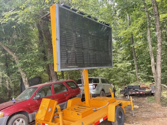1997 Precision SMC1000 Signboard Trailer LED Message Center Henrico VA