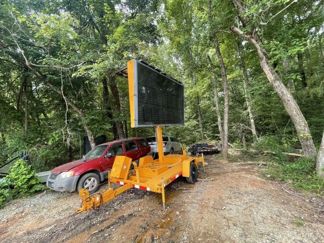 1997 Precision SMC1000 Signboard Trailer LED Message Center Henrico VA