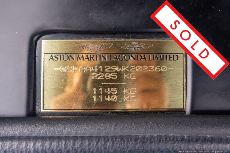 1998 Aston Martin DB7 Volante Boston MA