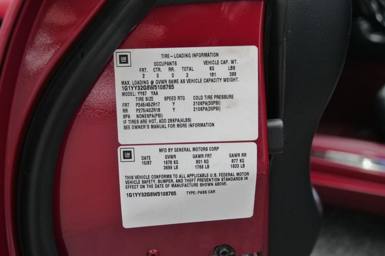 1998 Chevrolet Corvette Convertible / Bose Sound / 5.7L V8! Lincolnton NC