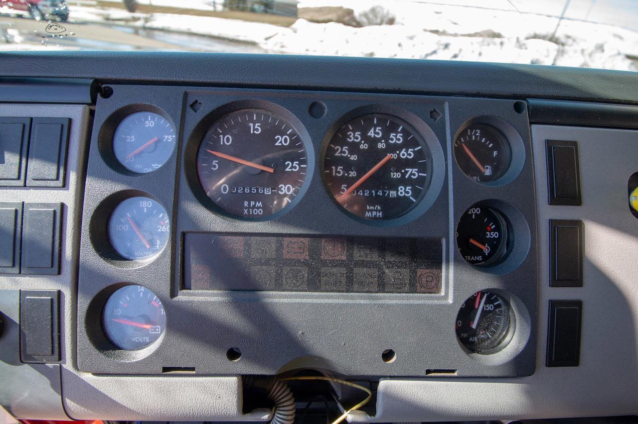 1998 FREIGHTLINER FL70 Coventional Cab Cummins Diesel Red Deer AB