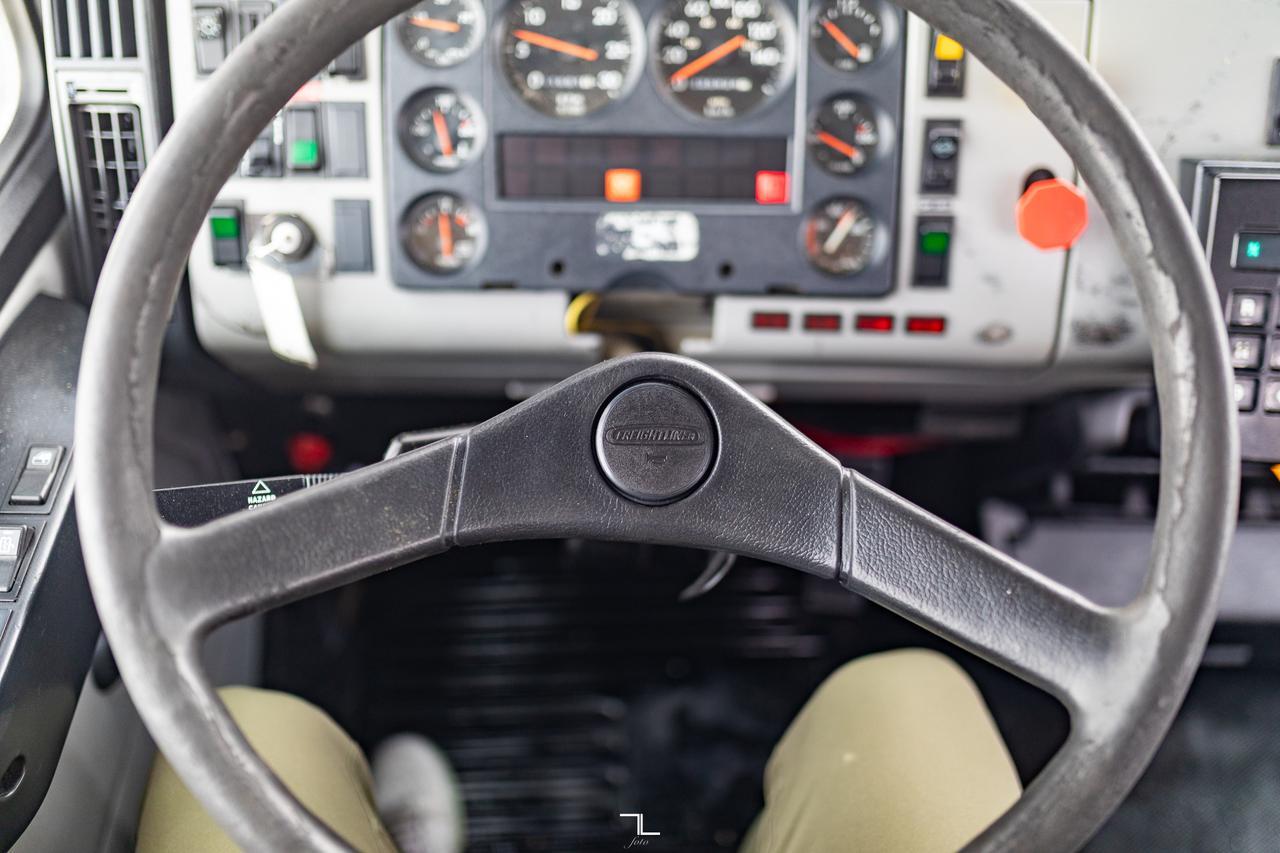 1998 Freightliner FL80 Daycab Dump Truck Diesel Auto Red Deer AB