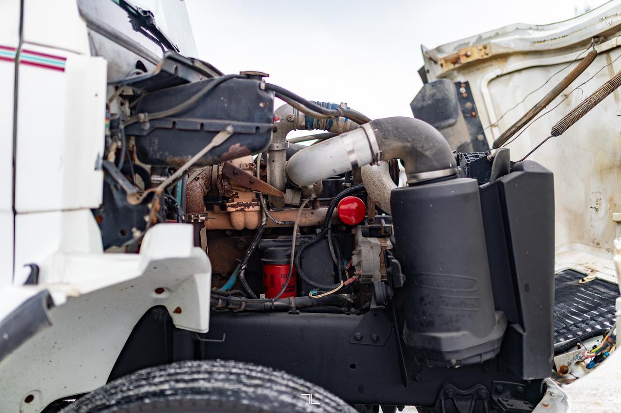 1998 Freightliner FL80 Daycab Dump Truck Diesel Auto Red Deer AB