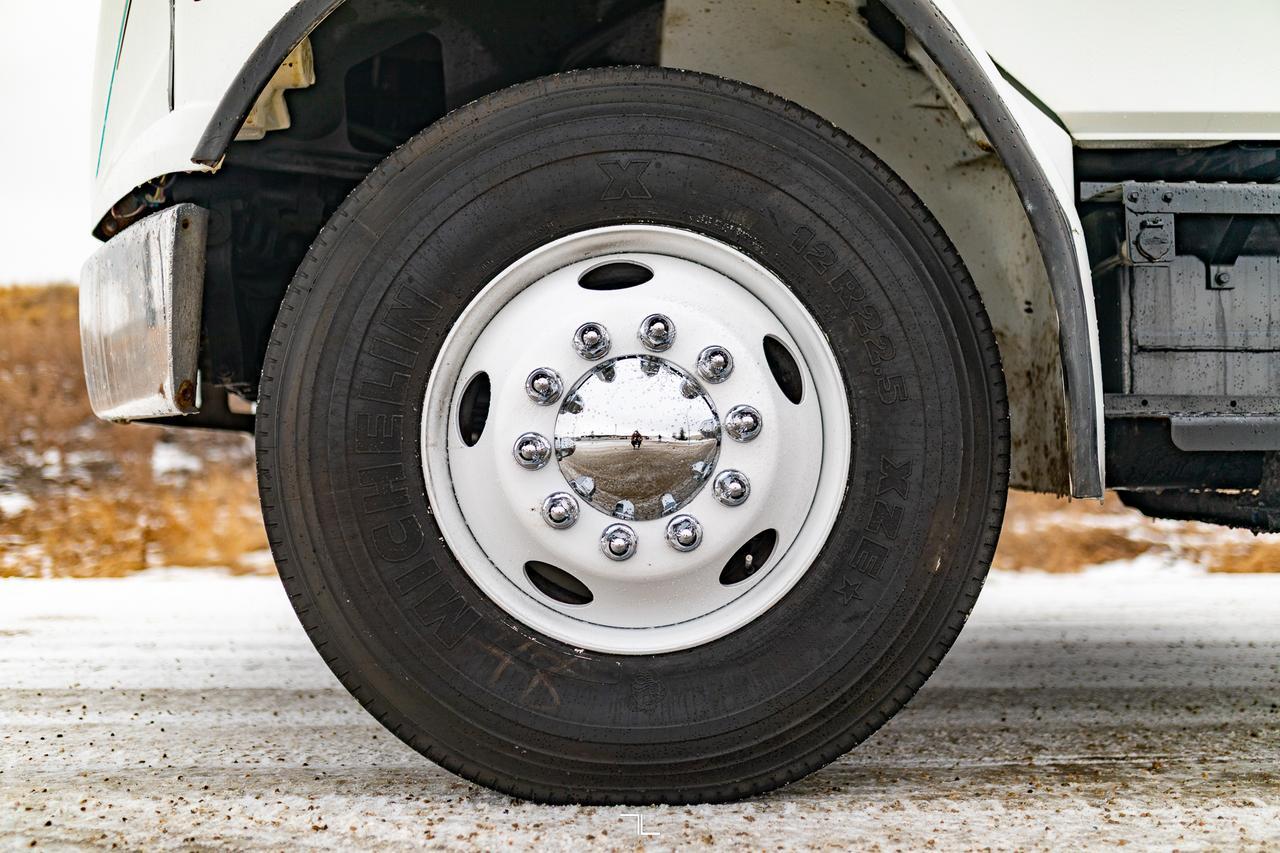 1998 Freightliner FL80 Daycab Dump Truck Diesel Auto Red Deer AB