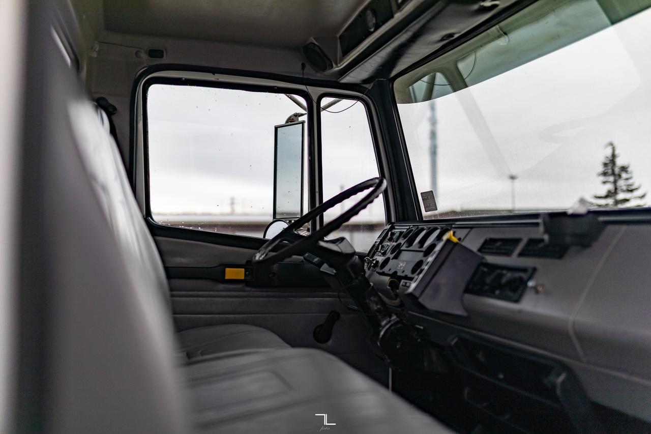 1998 Freightliner FL80 Daycab Dump Truck Diesel Auto Red Deer AB