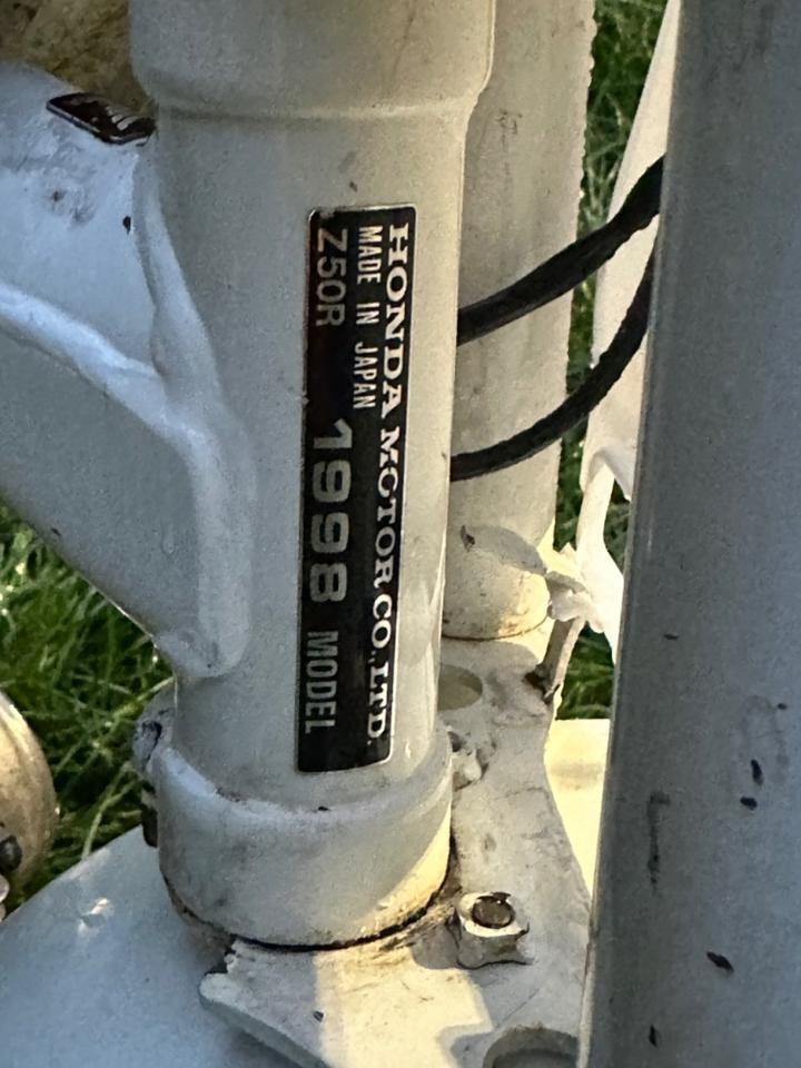 1998 Honda Z50R Charlton MA