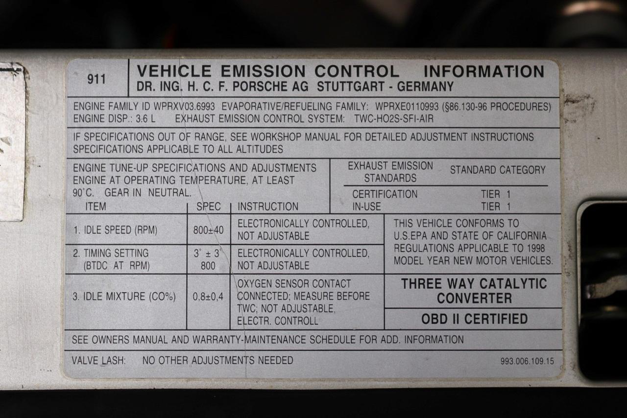 1998 Porsche 911 Carrera Newport Beach CA