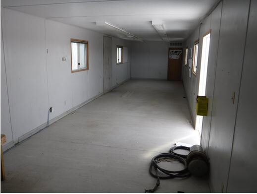 1999 60 Ft. Skid Mounted Modular Office Trailer Red Deer AB