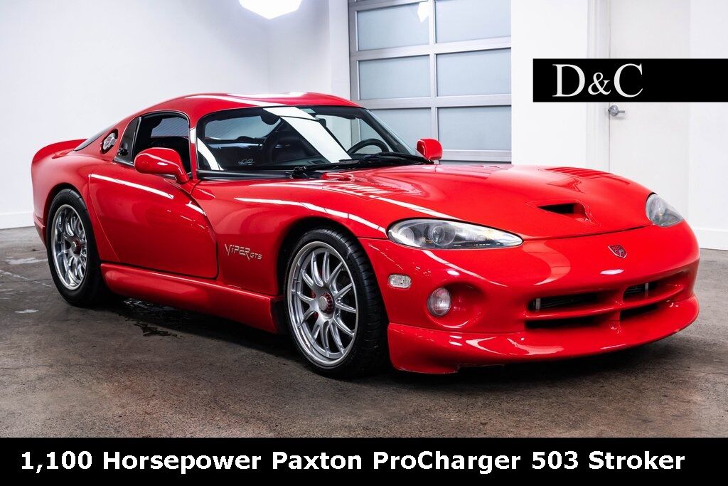 1999 Dodge Viper GTS 1,100 Horsepower Paxton ProCharger 503 Stroker for