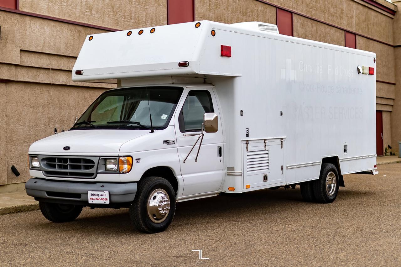 1999 Ford E-450 Cube Van Diesel Mobile Office Red Deer AB